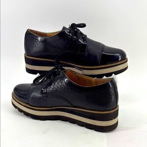 MANET Black Leather Mocasin